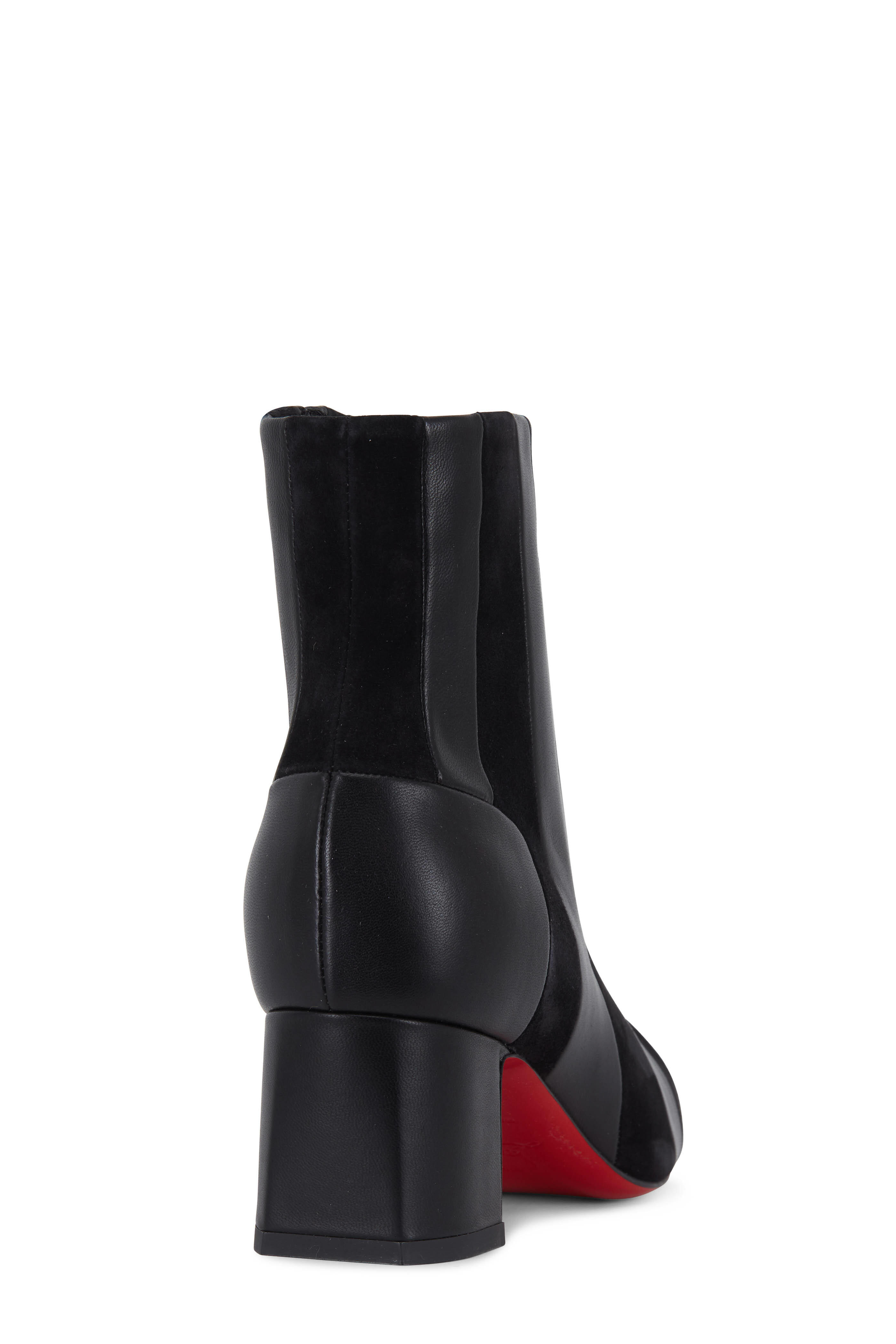 Christian Louboutin - The Joker Donna Leather & Suede Booties, 55mm