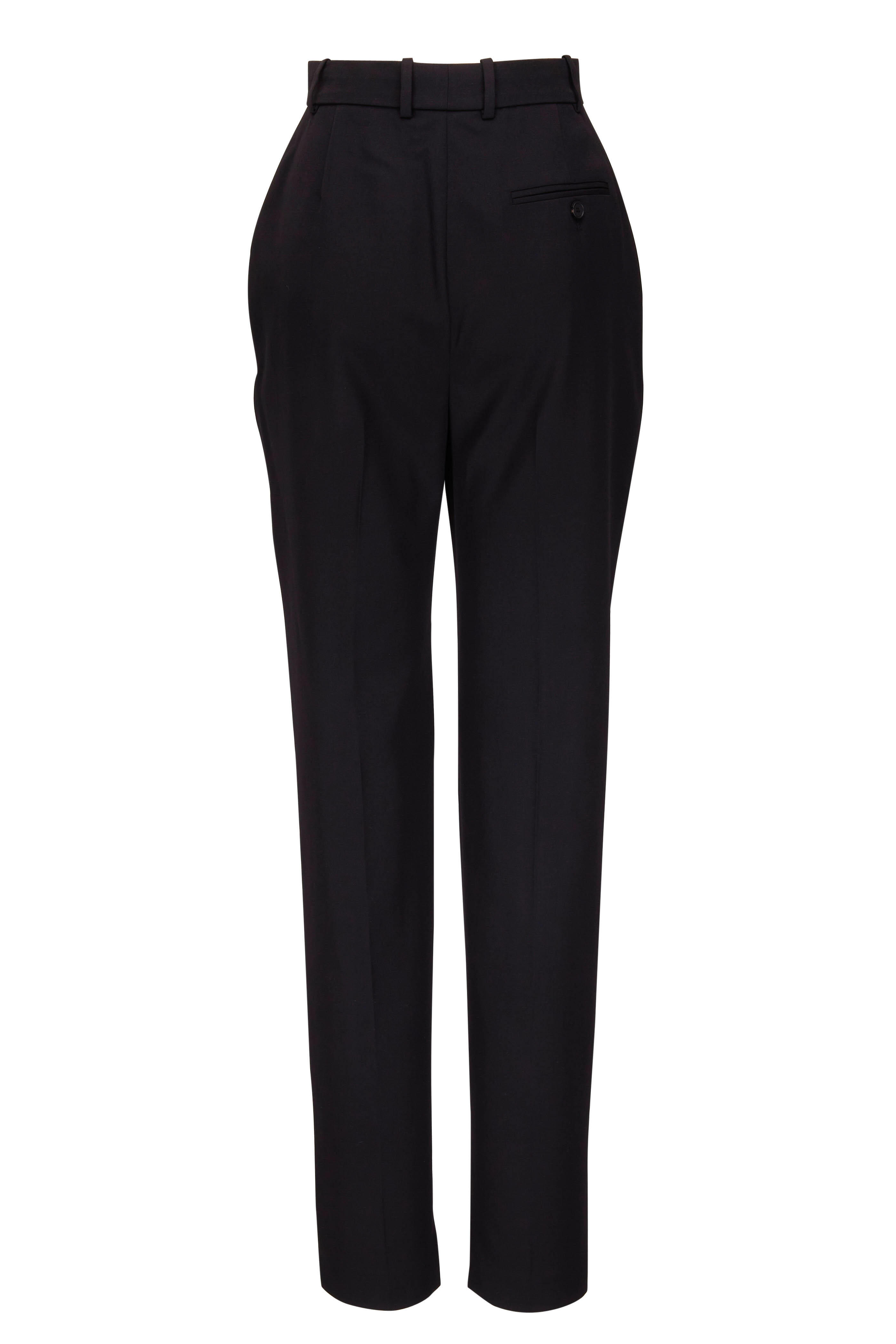 McQueen - Black High-Rise Pant