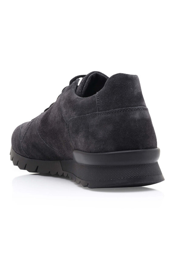 【関税込み】kiton SUEDE SNEAKERS Kiton - Suede Sneaker in Black | Mitchell Stores