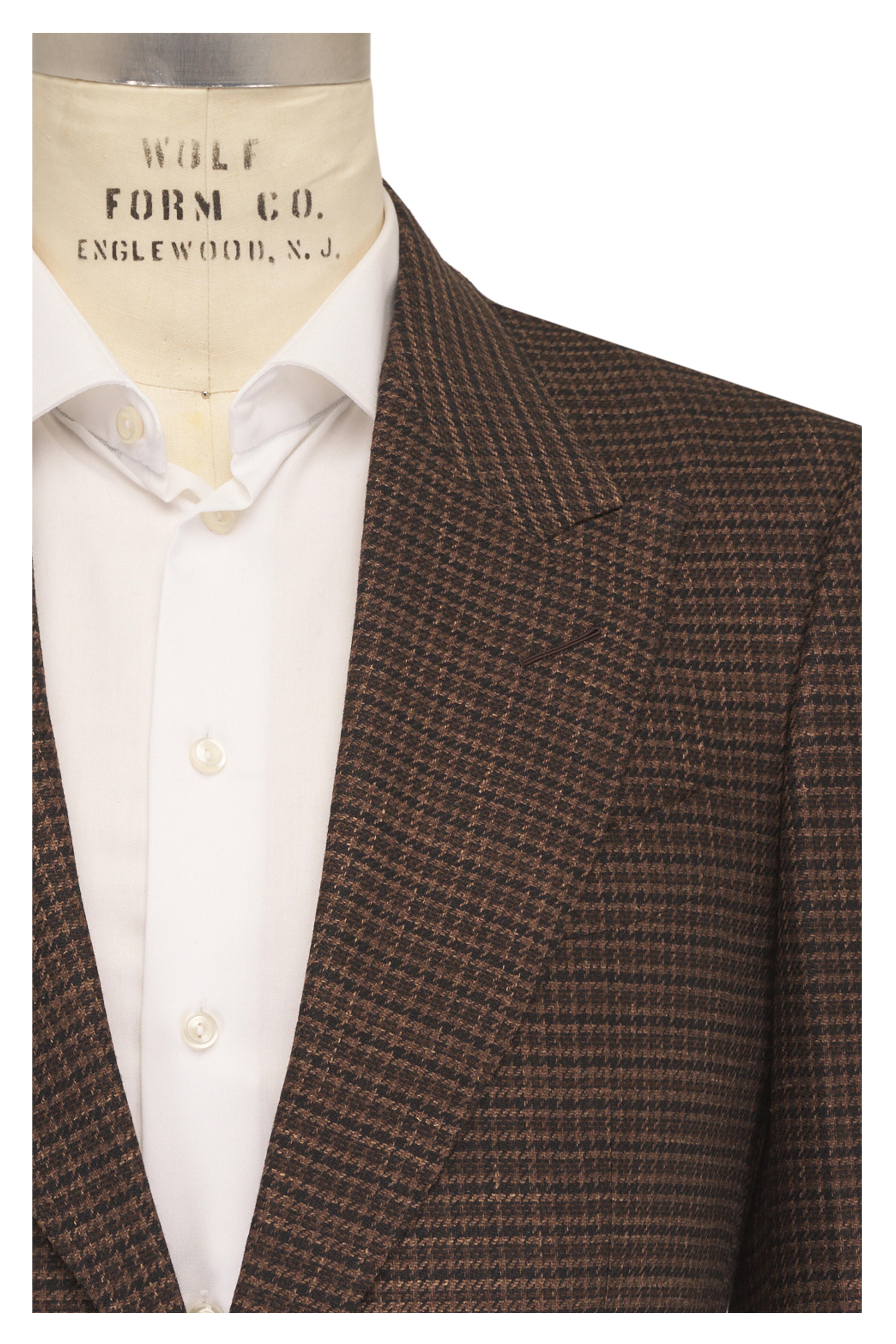 Tom Ford - Damier Shelton Black & Brown Sportcoat - view 1