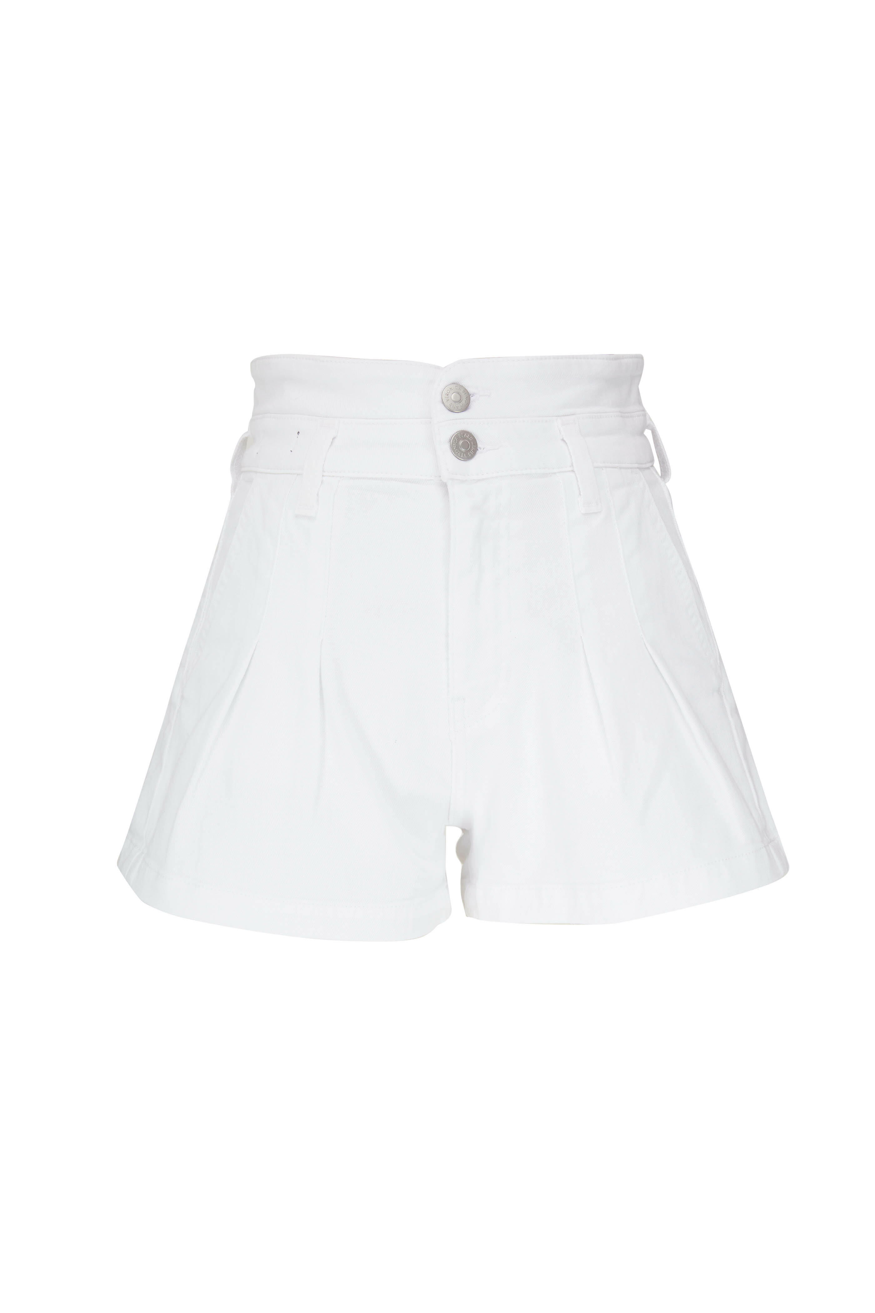 VERONICA BEARD Jaylen pleated denim shorts