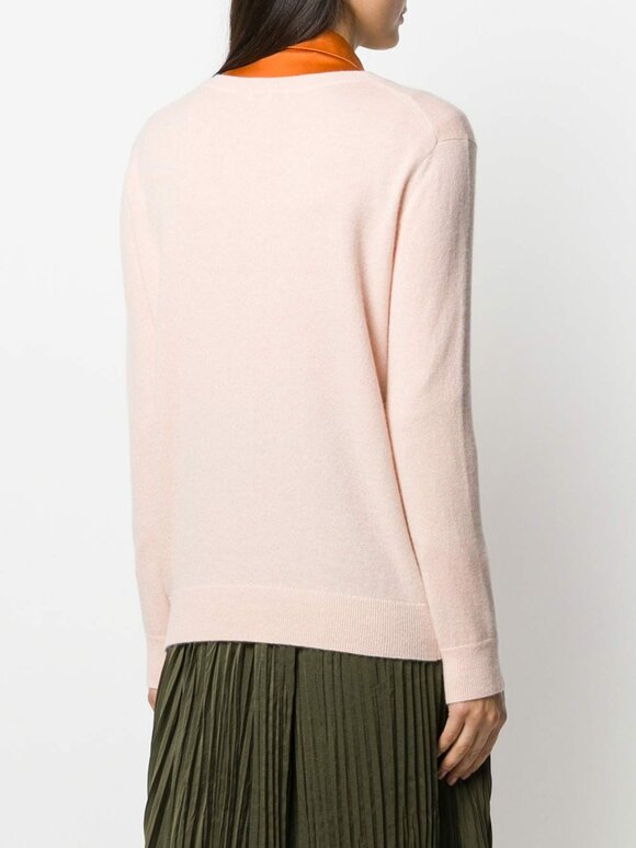 Vince - Weekend Peach Sorbet Cashmere V-Neck Sweater