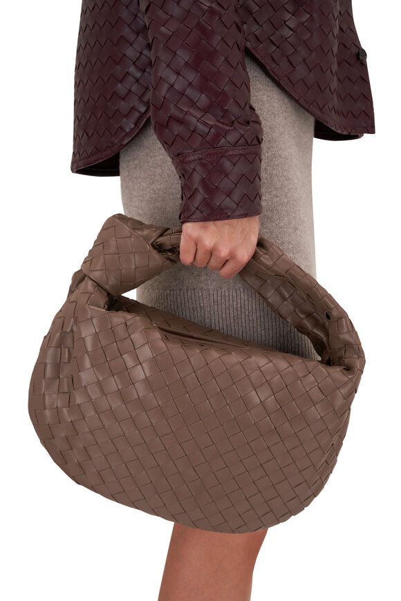Bottega Veneta® Men's Small Cobble Messenger in Light Brown. Shop online  now.