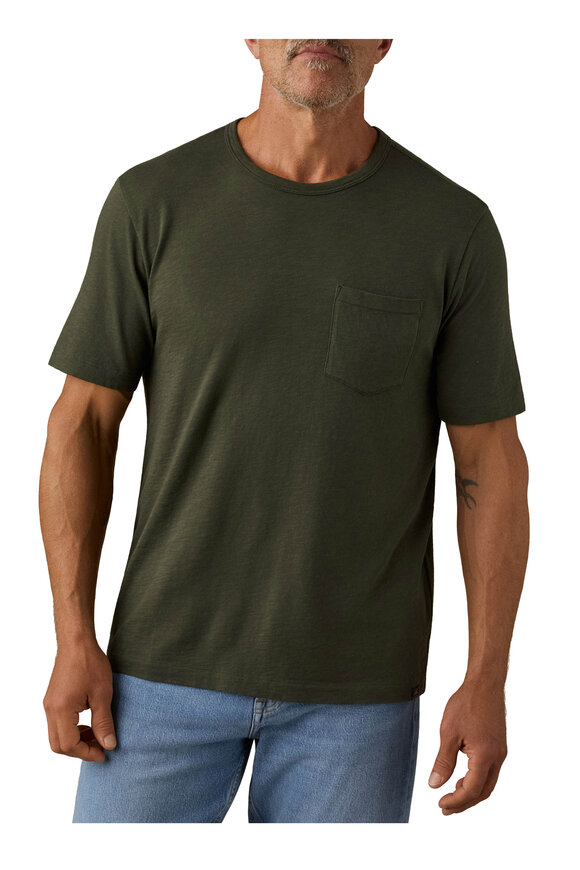 Faherty Brand Forest Grove Sunwashed Pocket Tee - view 2