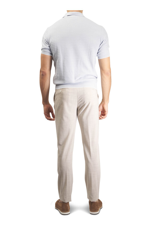 Marco Pescarolo Evo Beige Wool Crepe Dress Pant - view 4