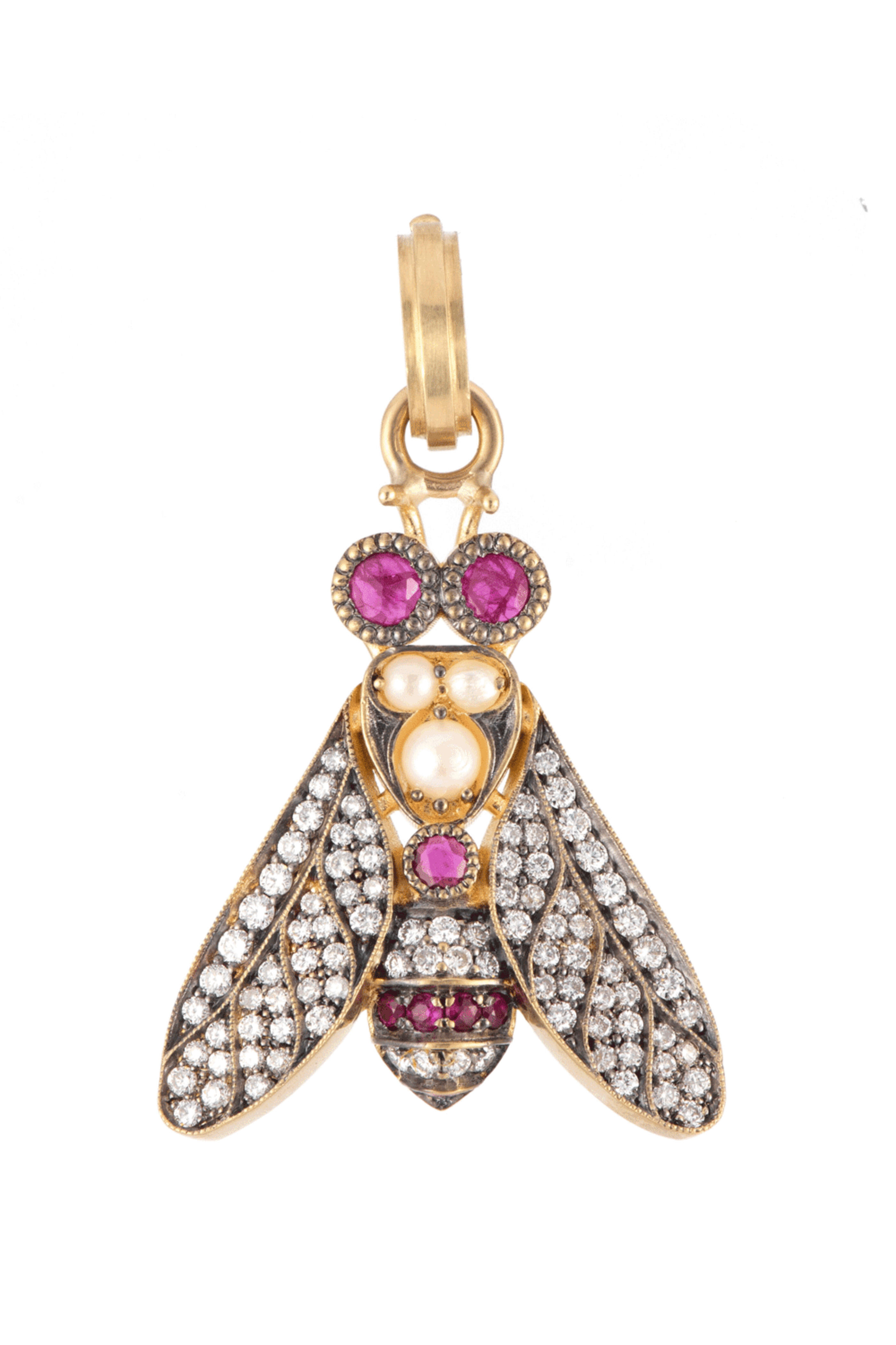 Sylva & Cie - Ruby Fly Pendant