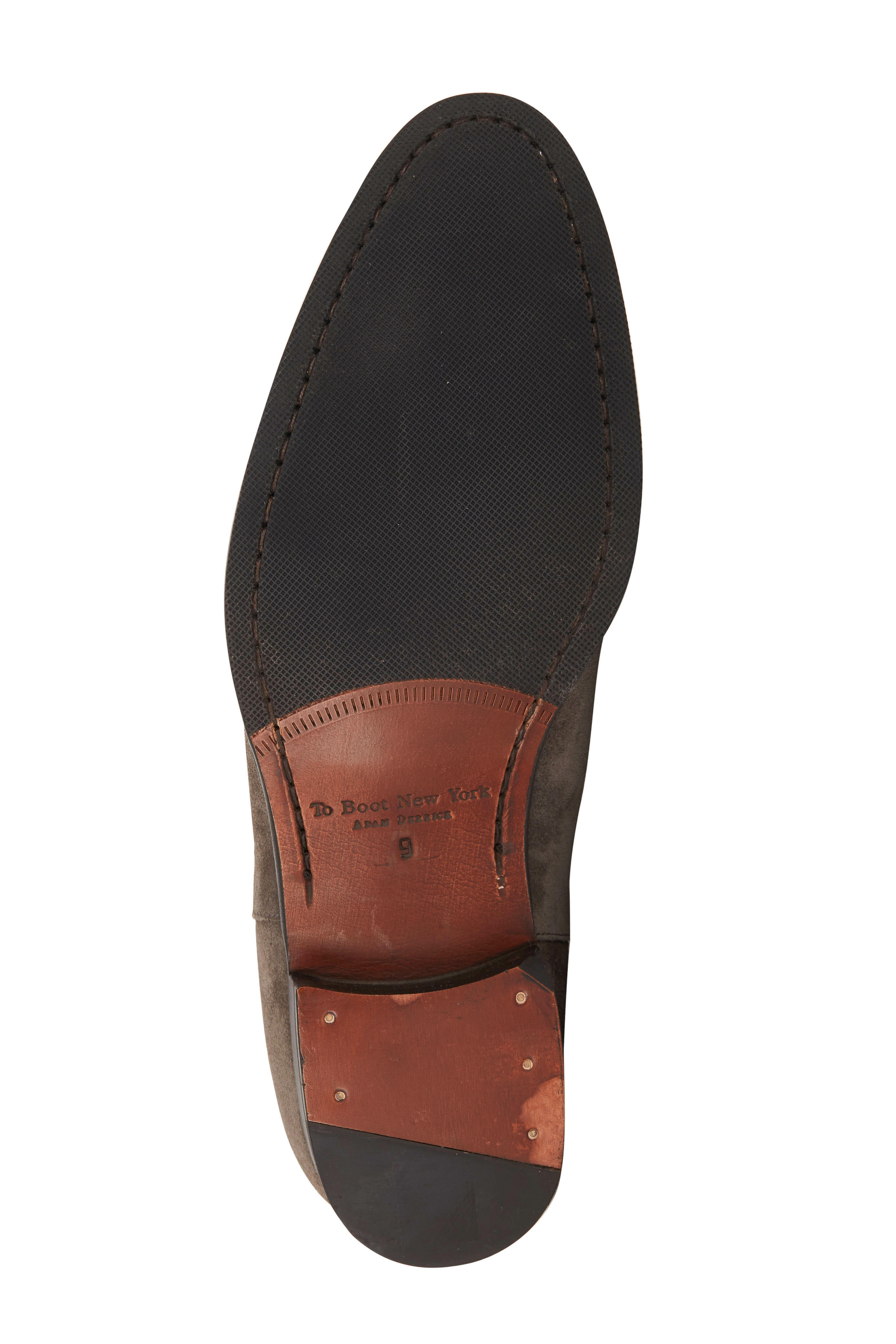 To Boot New York - Sherman Gray Suede Chelsea Boot