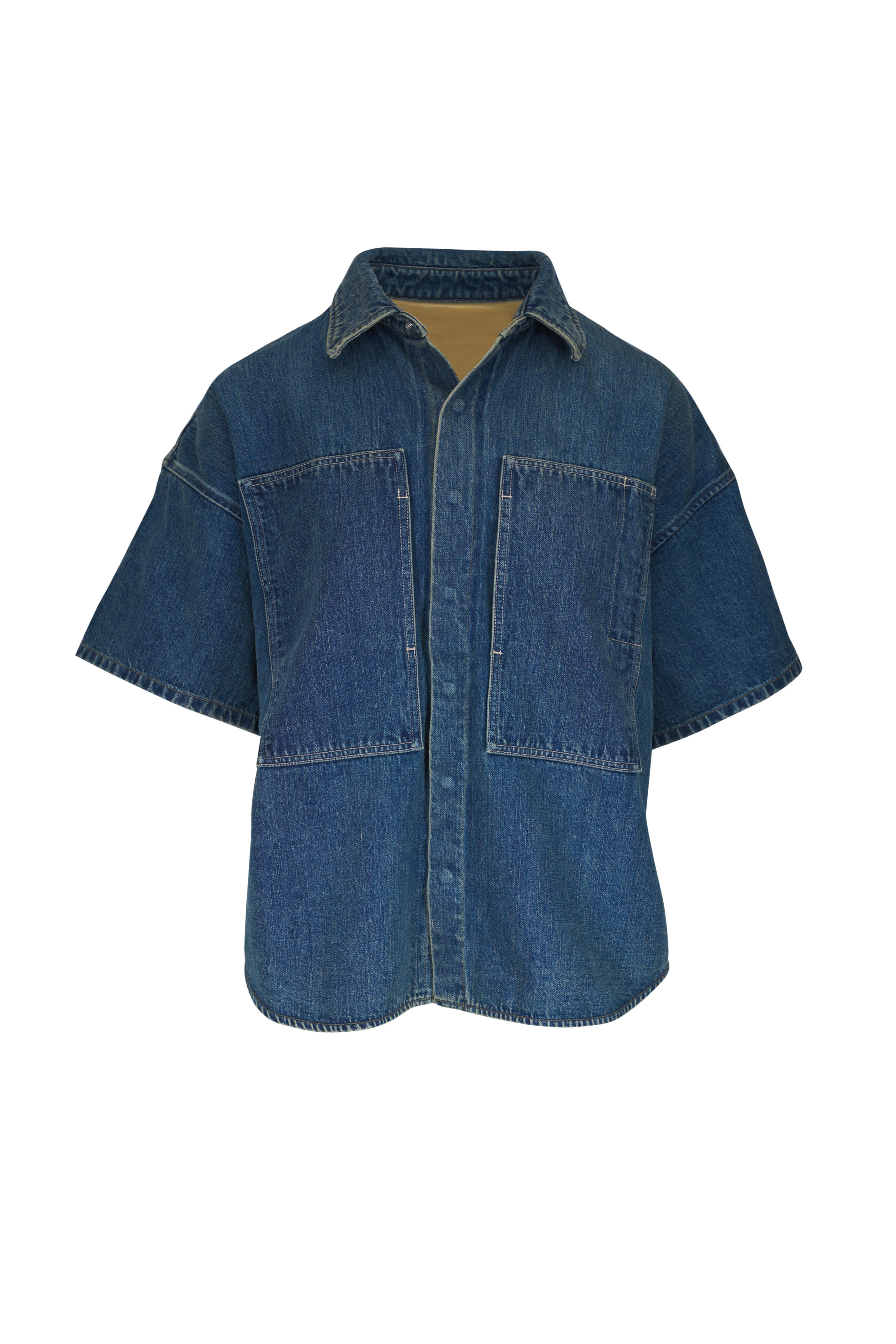 JIL SANDER JS-DENIM SHIRT 13 デニムジャケット Jil Sander - Oversized Raw Denim Shirt | Mitchell Stores