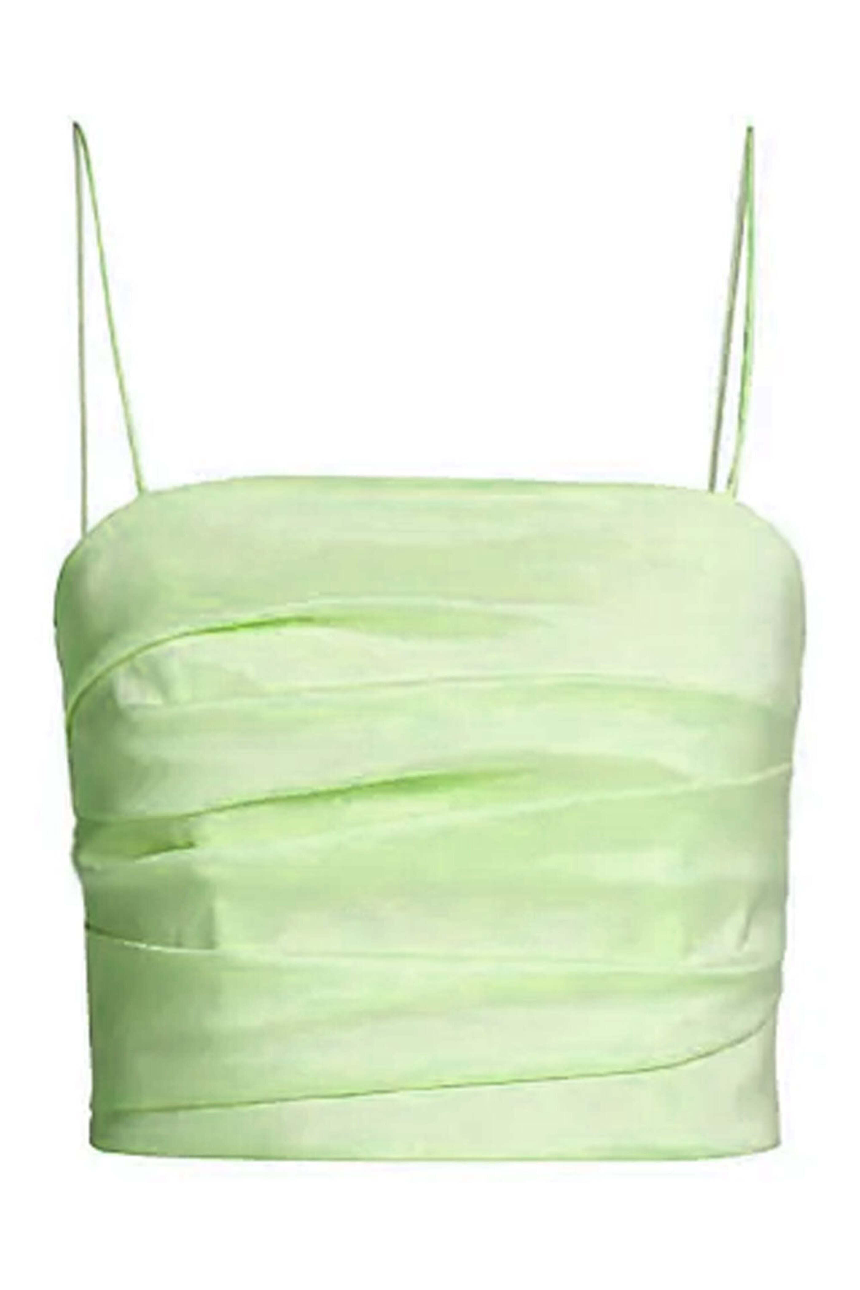 Alice & Olivia - Pistachio Tita Cropped Top