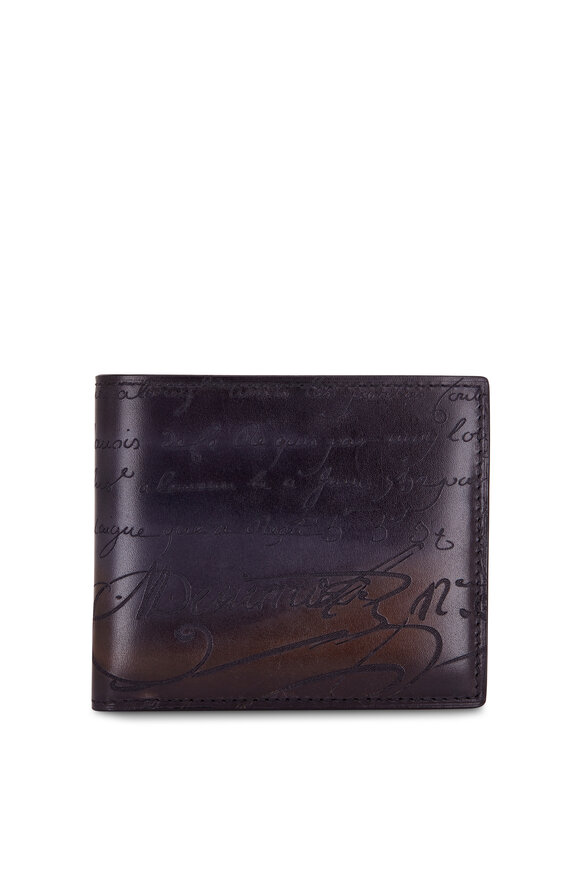 Berluti - Makore Slim Scritto Leather Wallet | Mitchell Stores