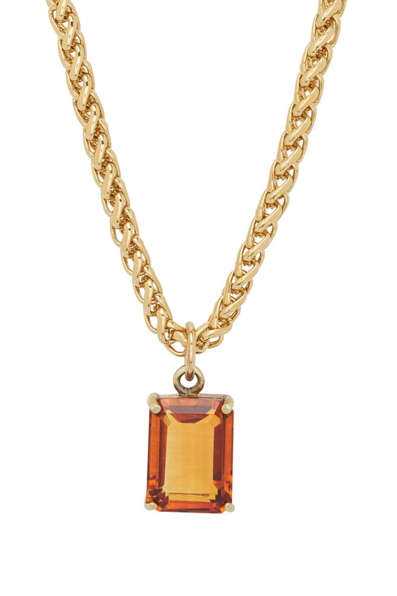 Cristina V. - Amber Quarter Rope Chain Necklace