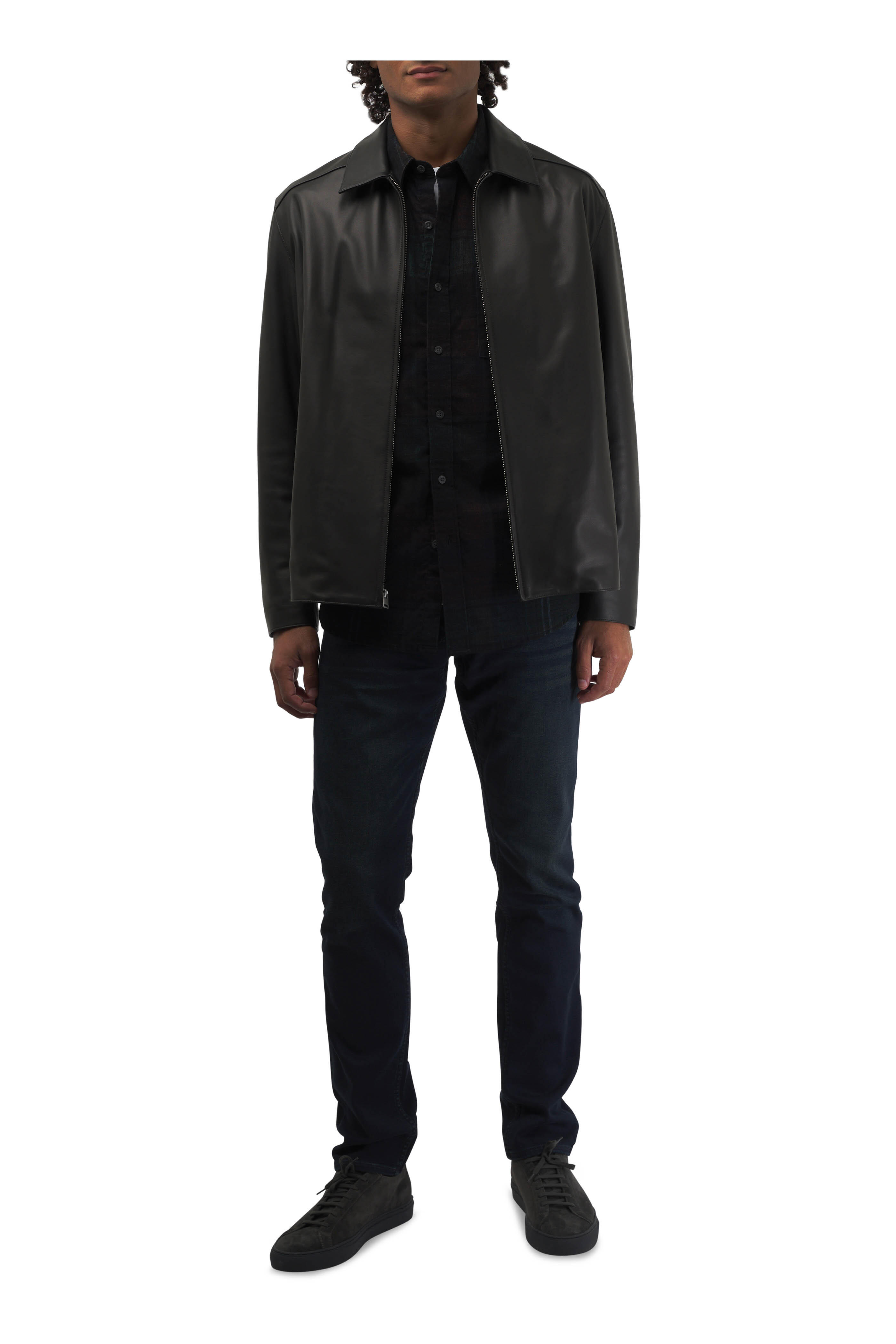 Vince - Sierra Surplus Olive & Ivy Sky Corduroy Shirt