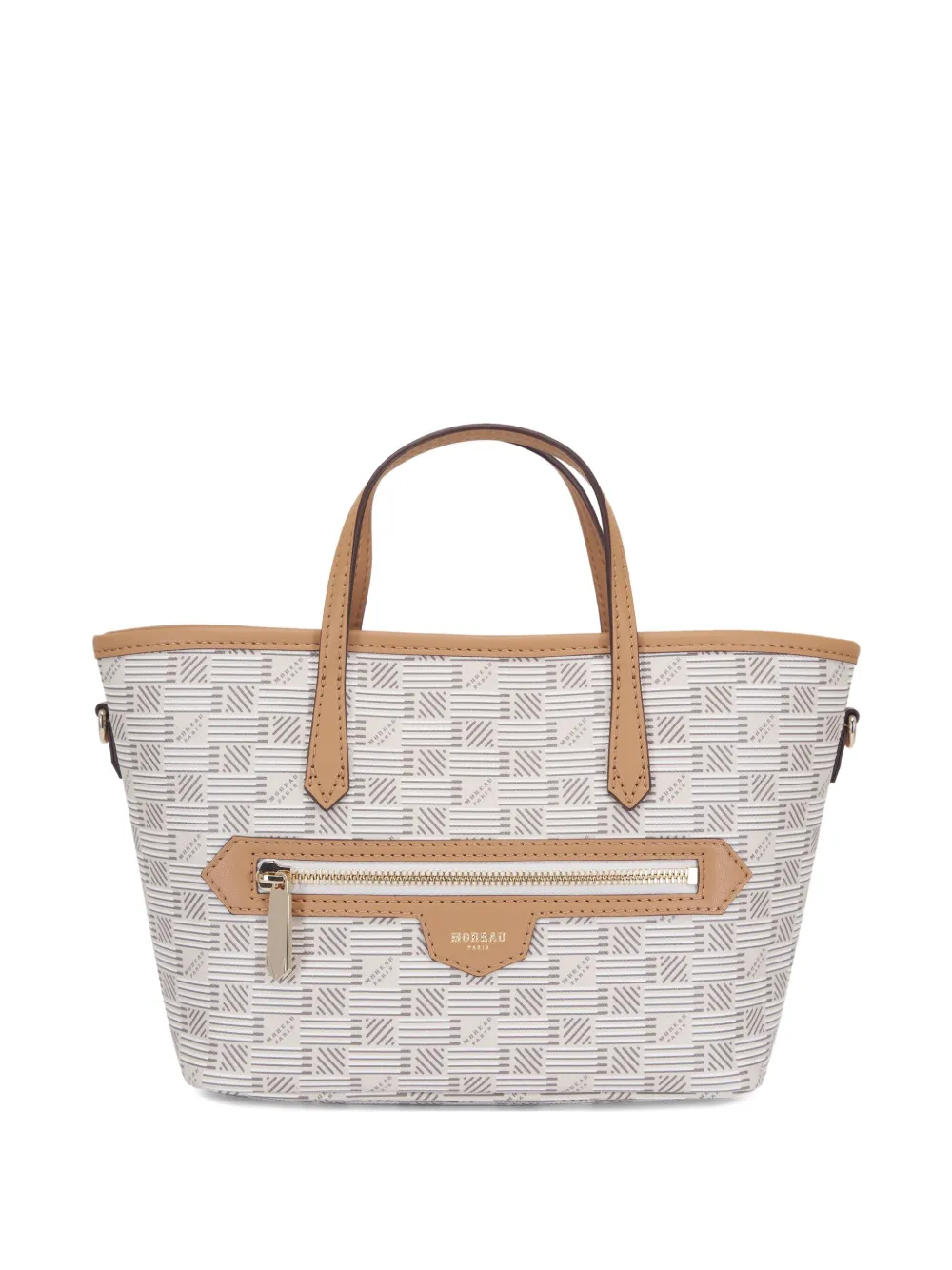 Moreau Paris - Monaco Cappuccino Coated Canvas Mini Tote