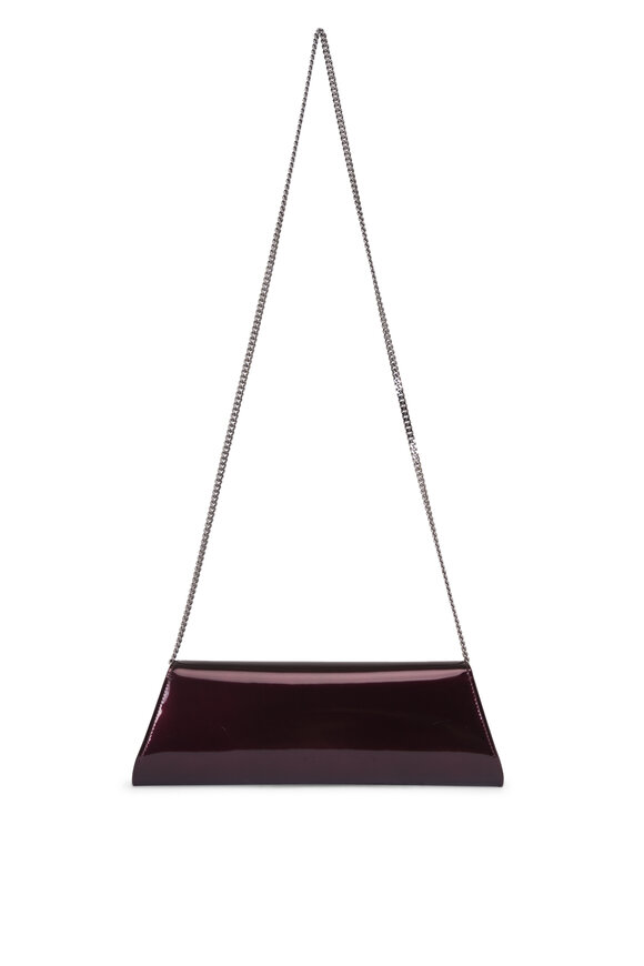 Akris Small Anouk Burgundy Leather Chain Clutch - view 2