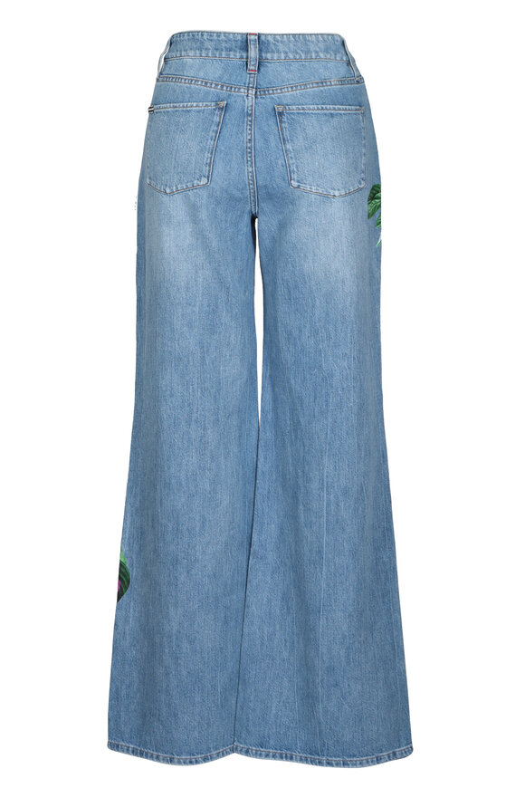 Veronica Beard - Melvin Blue Jasper High Rise Pant
