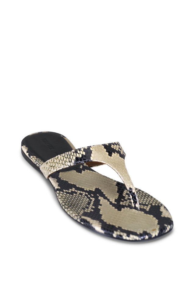 Chloé - Woody Mild Beige Lace Slide | Mitchell Stores