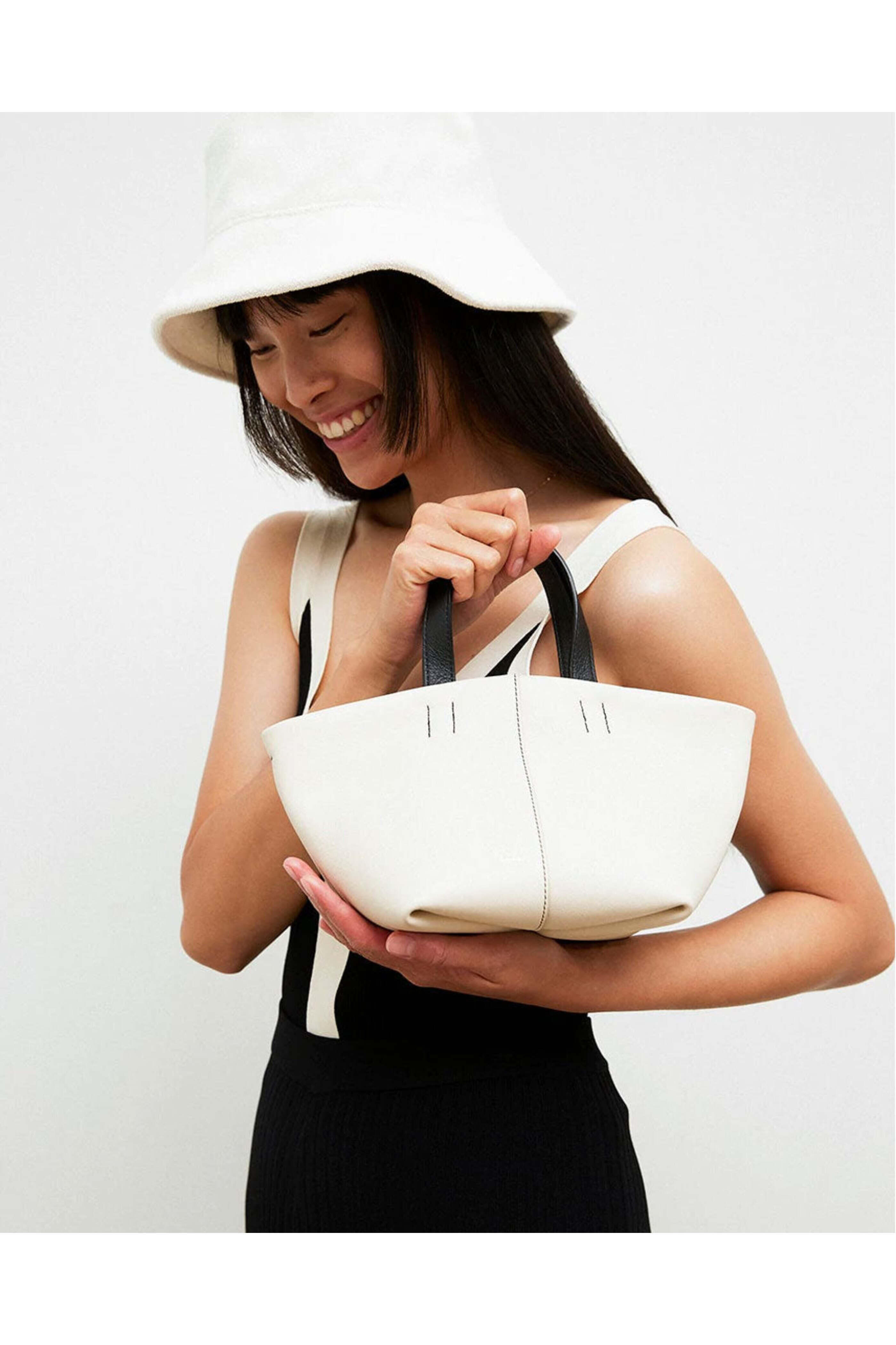 Mansur Gavriel - Mini Tulipano Bag in Latte
