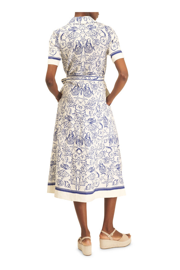 Simkhai Audria Blueberry Belted Midi Dress - view 3