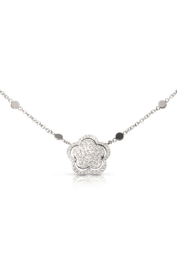 Pasquale Bruni 18k White Gold Diamond Bon Ton Necklace - view 1