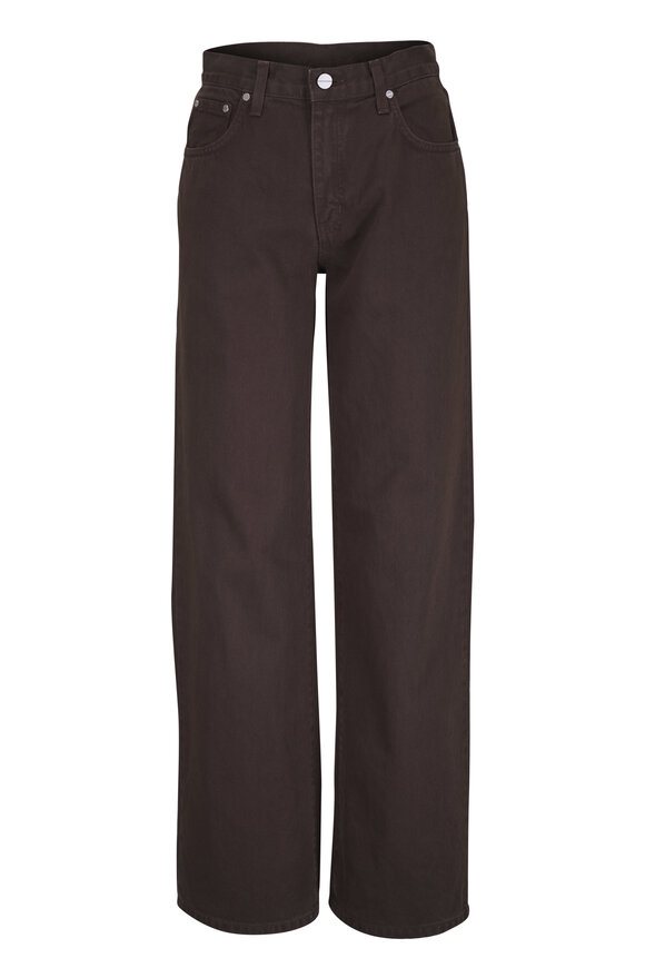 TWP Harvest Moon Dark Chocolate Wide Leg Jean - view 1