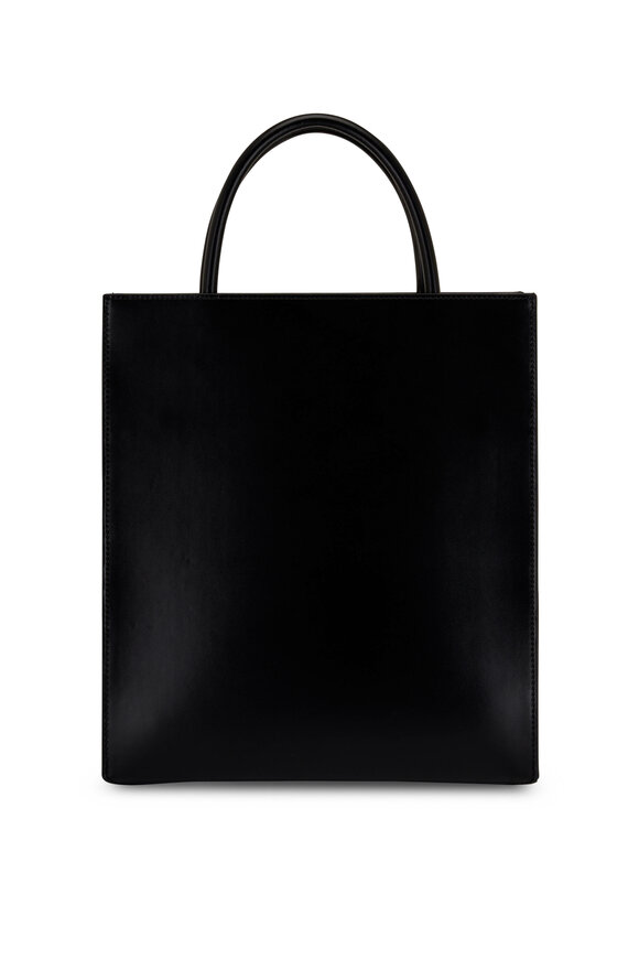 Loewe - Black A4 Logo Leather Tote Bag 