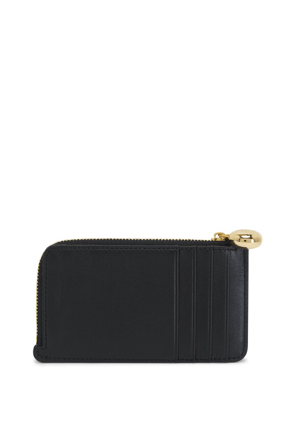 Loewe - Pebble Coin Black Leather Cardholder