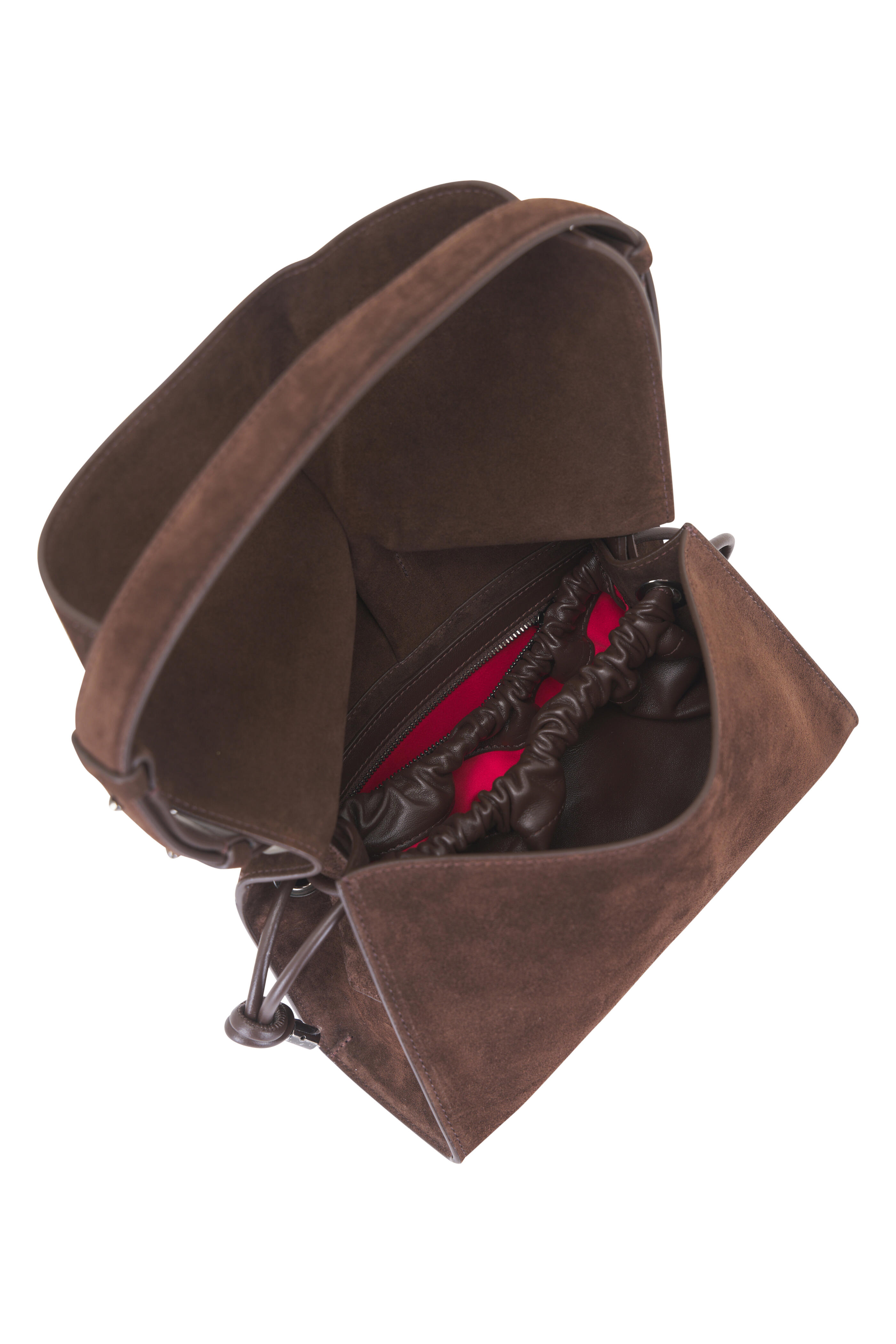 Christian Louboutin - Cosmetic Small Baggy Suede Shoulder Bag