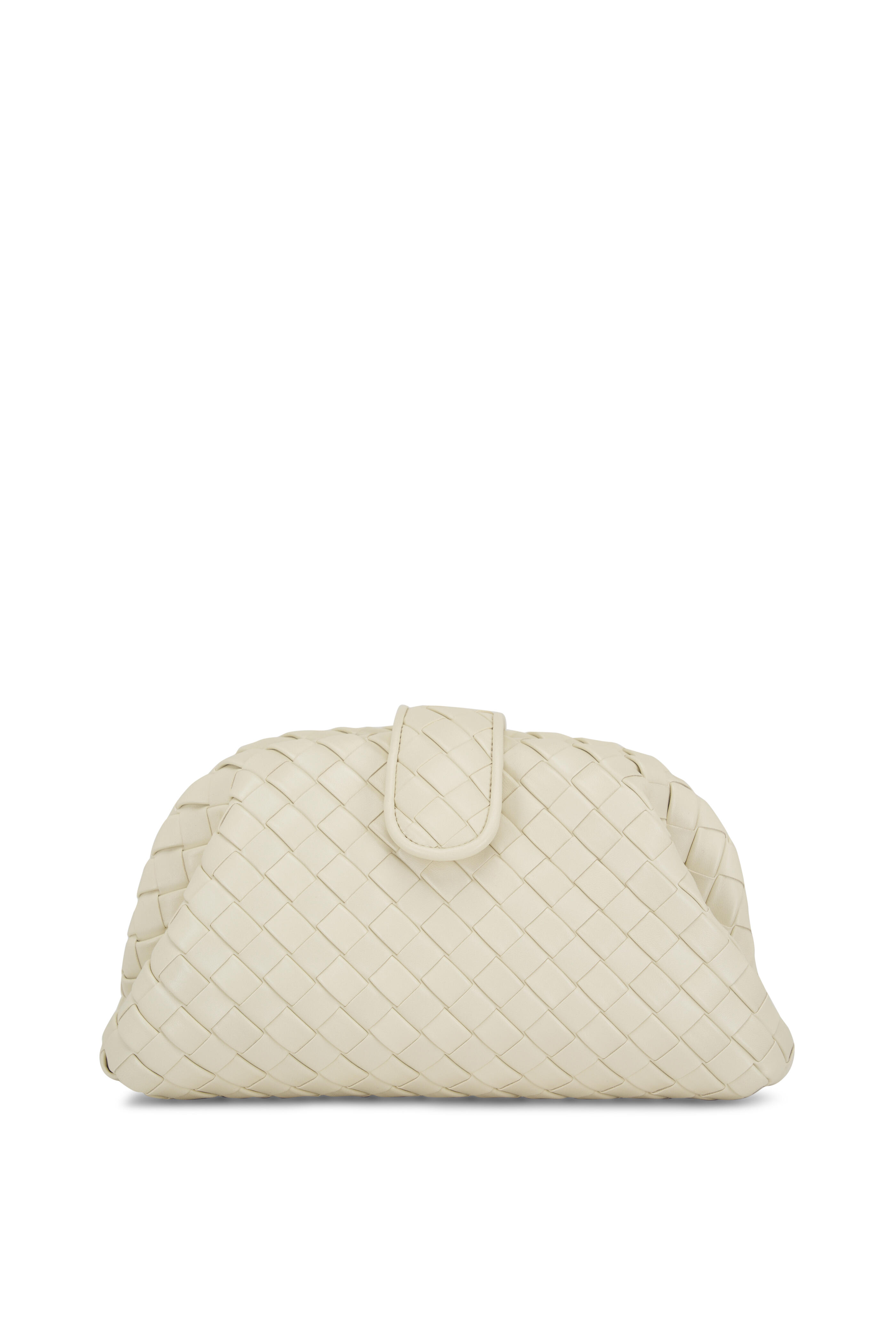 Bottega Veneta - Teen Lauren 1980 String Woven Leather Chain Clutch