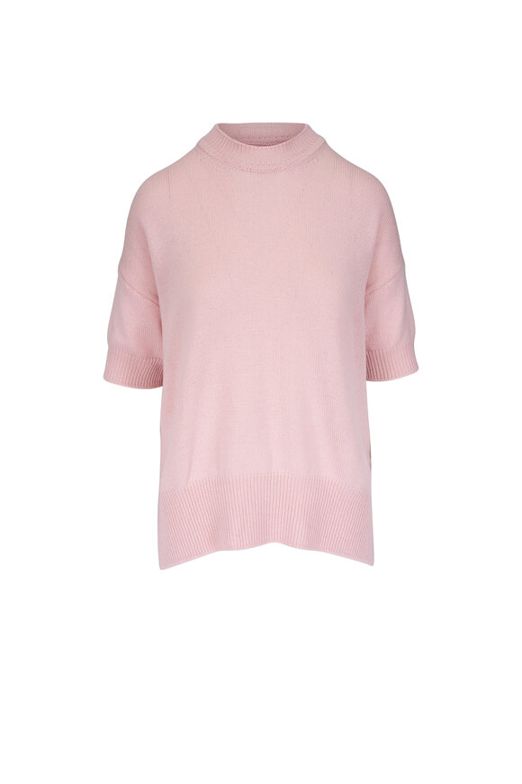 Jil Sander Light Pink Cashmere Crewneck Sweater