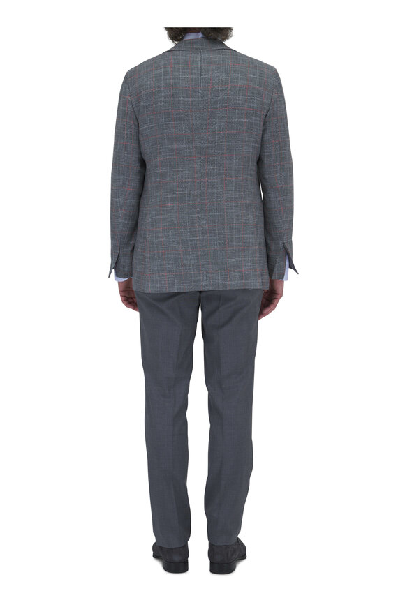 Canali - Grey Melange Wool Dress Pant