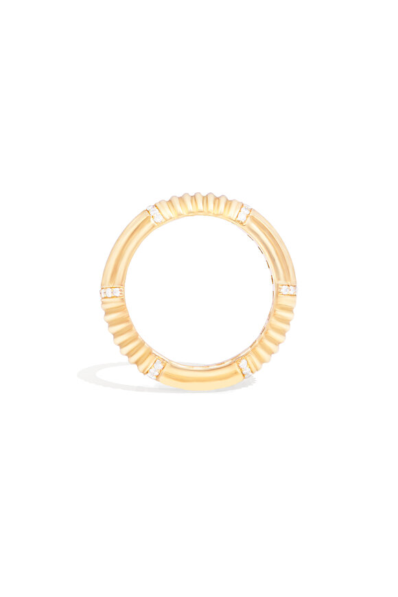 Campbell + Charlotte - 14K Diamond Stack Band