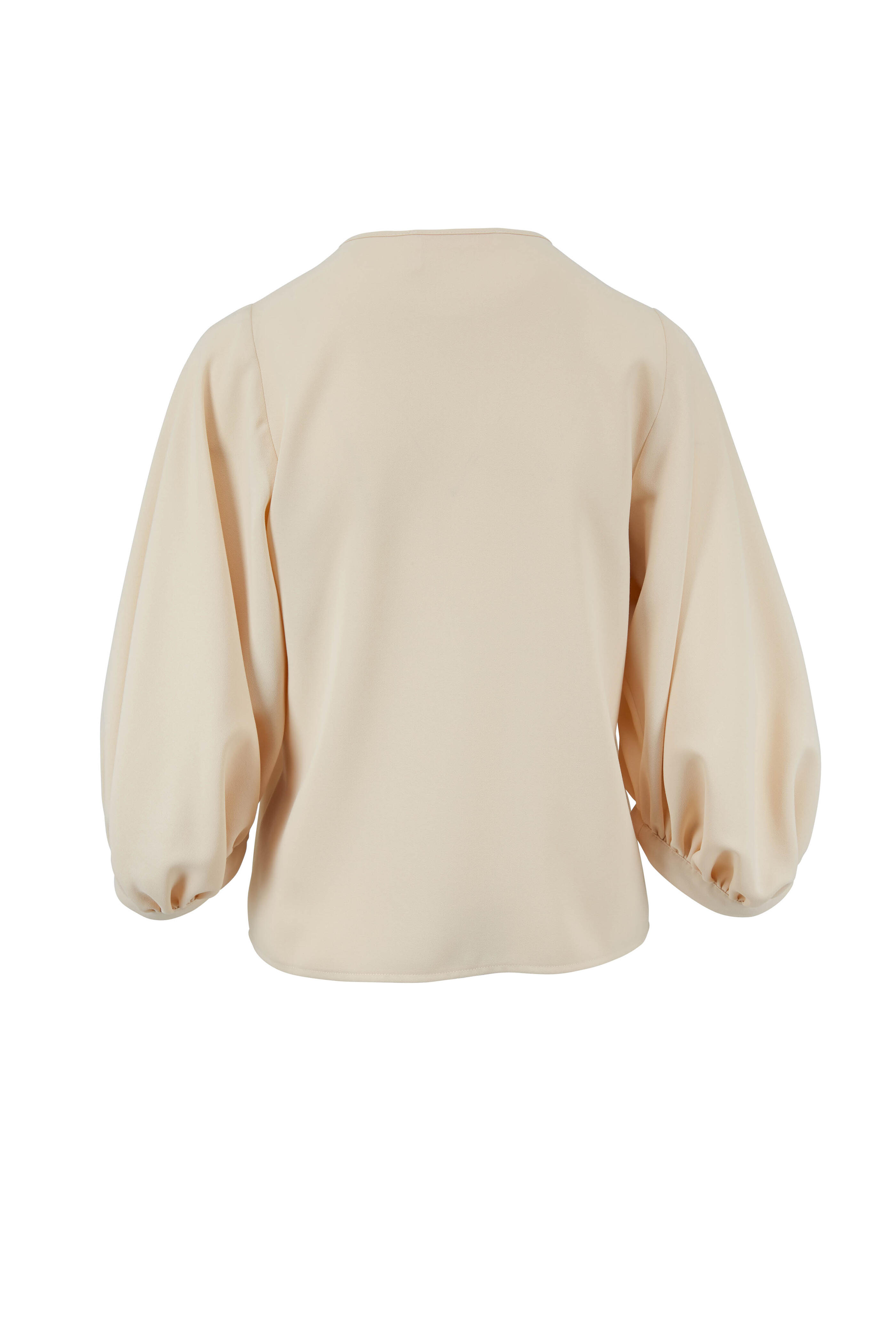 See by Chloé - Milk Three-Quarter Gathered Sleeve Blouse
