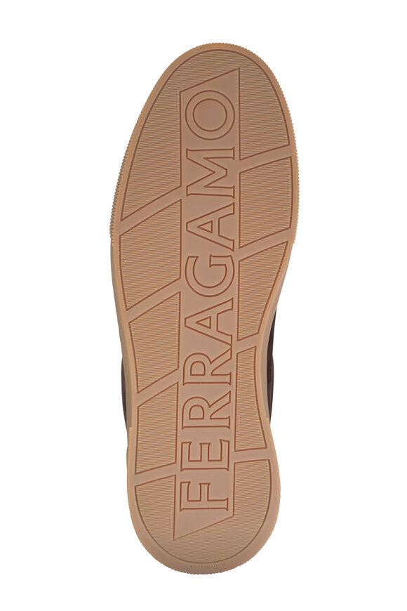 Ferragamo - Cameron Brown Suede Sneaker