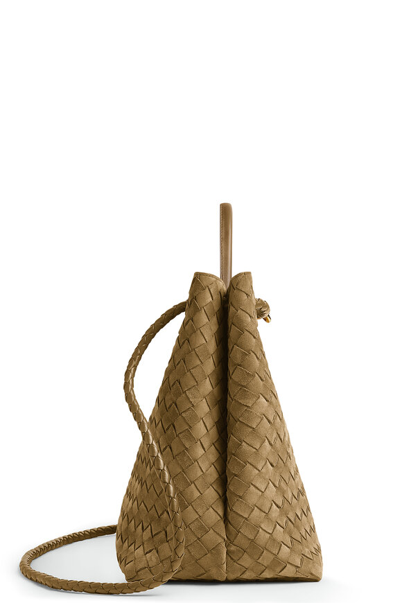 Bottega Veneta - Large Andiamo Acorn Suede Bag 