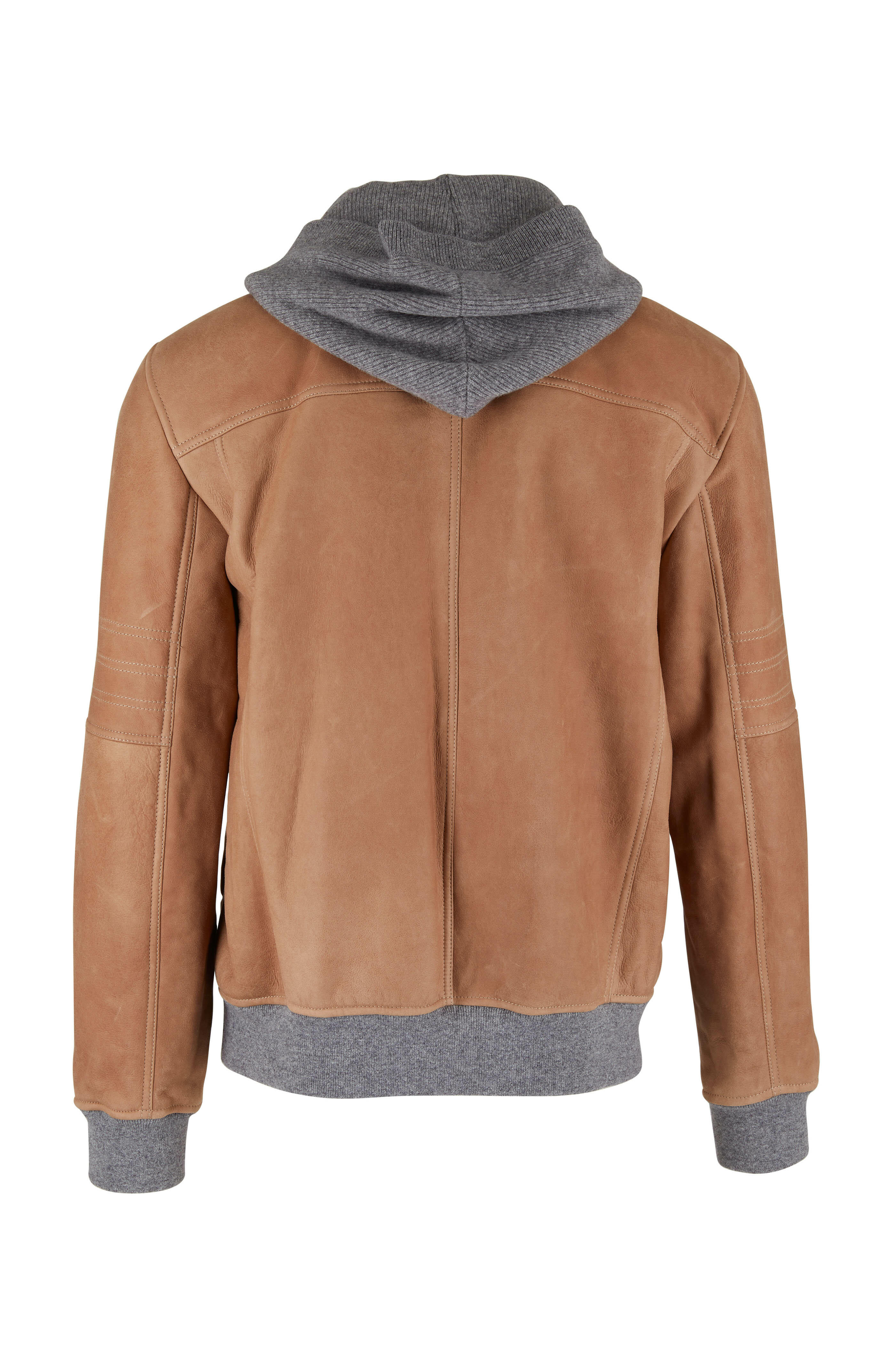 Brunello Cucinelli Detachable-hood Shearling Coat