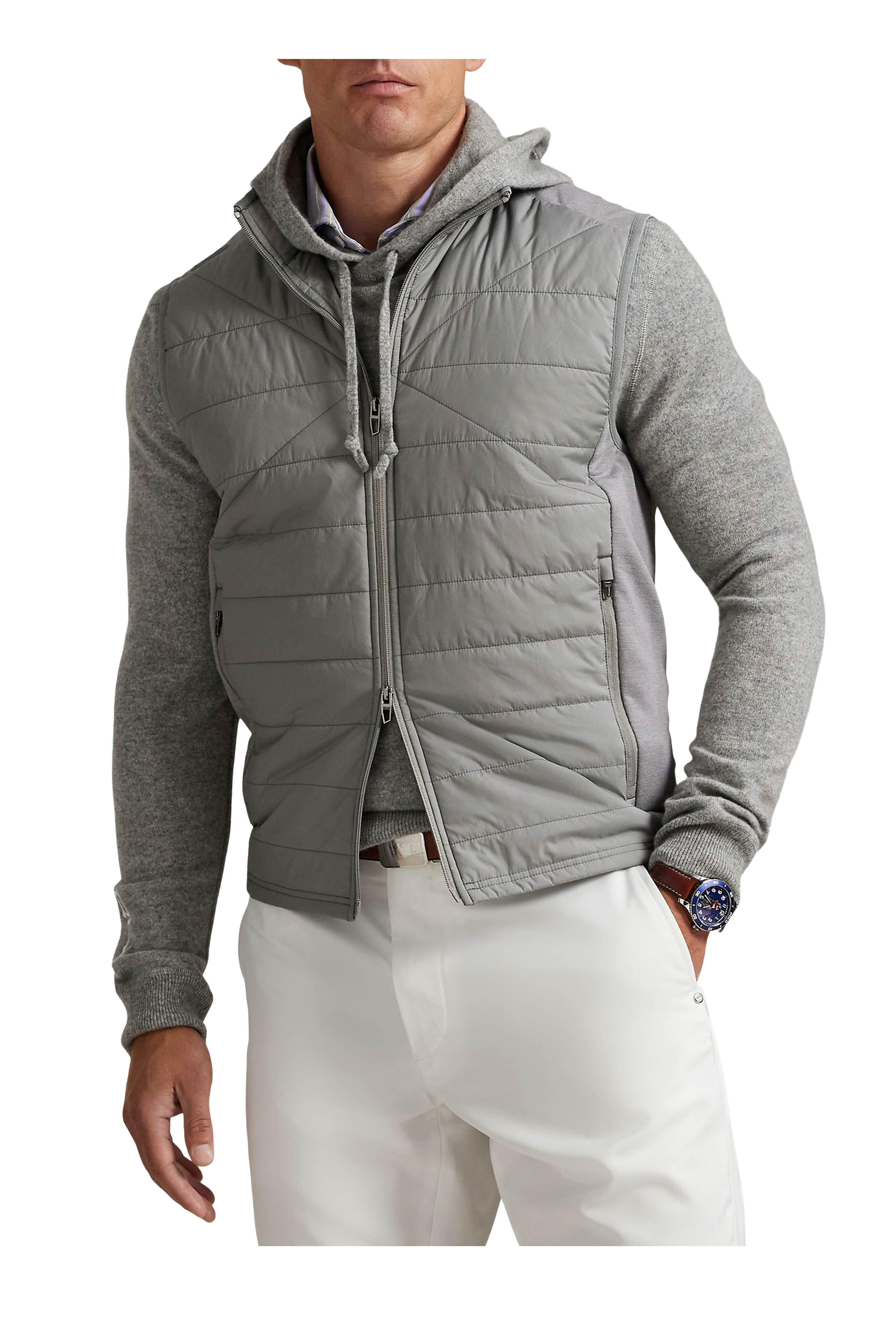 RLX Ralph Lauren - Gray Mock Neck Vest