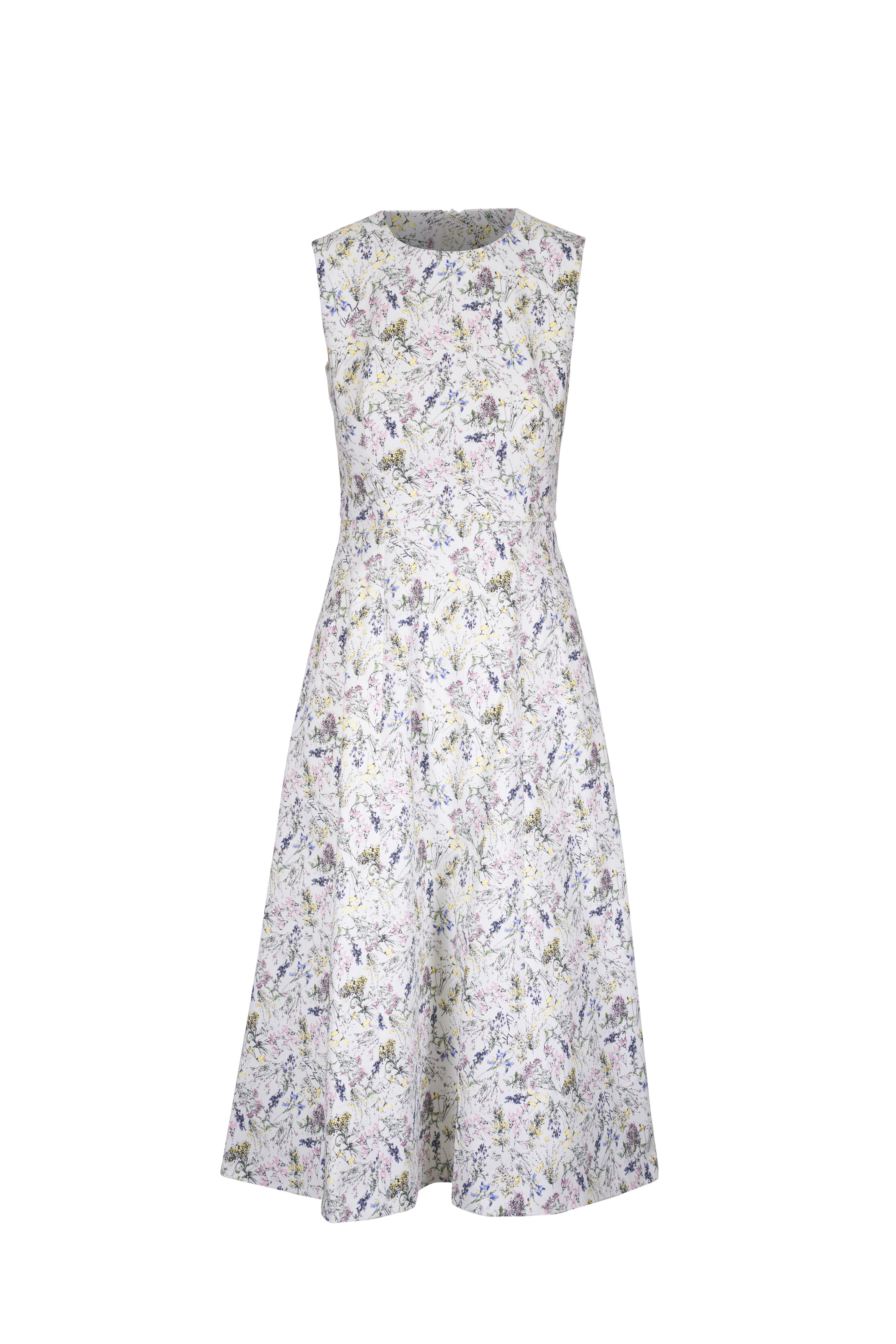 Adam Lippes - Eloise Floral Print Midi Dress