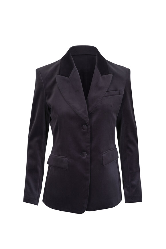 Dorothee Schumacher Elegance Softness Graphite Velvet Jacket