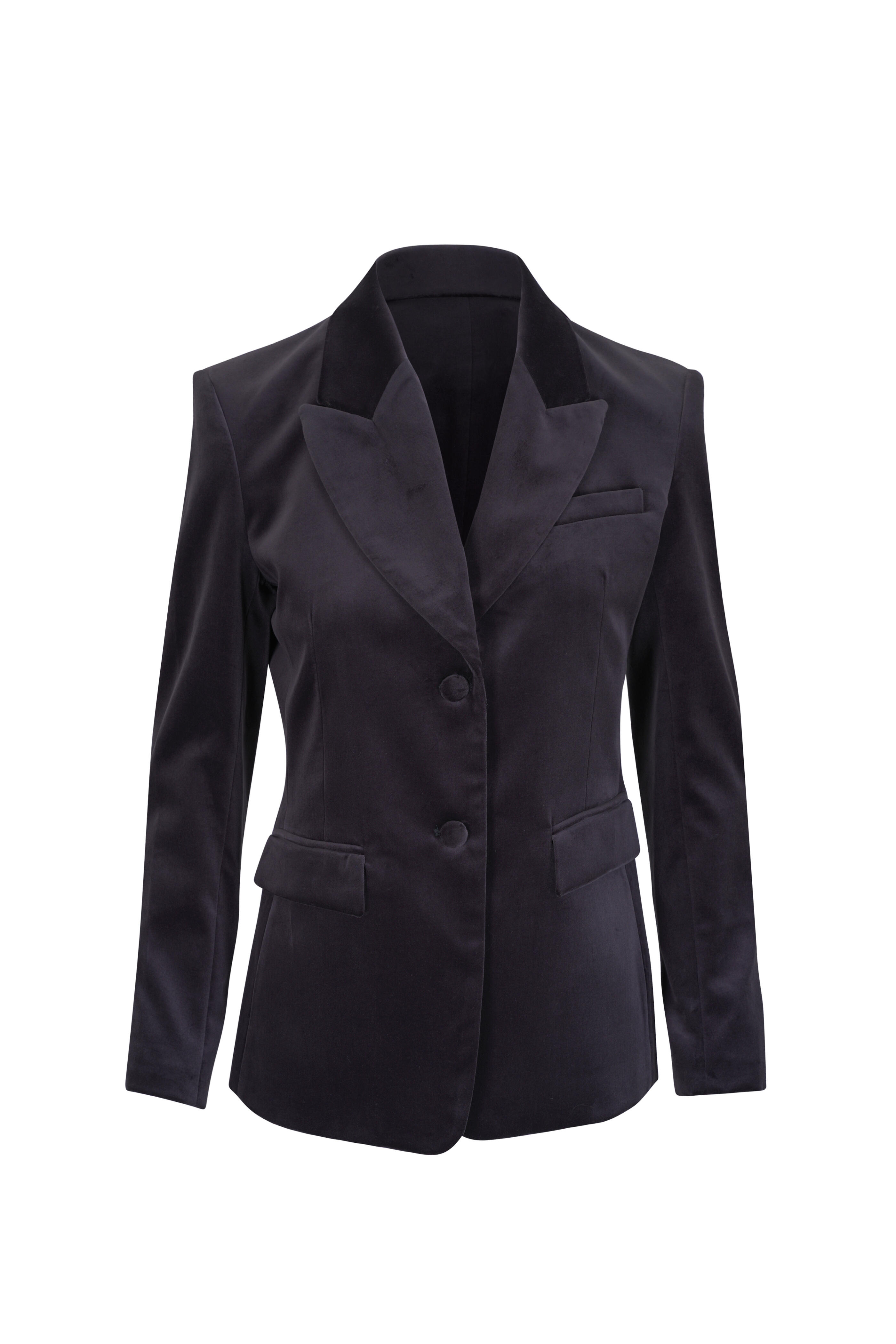 Dorothee Schumacher - Elegance Softness Graphite Velvet Jacket
