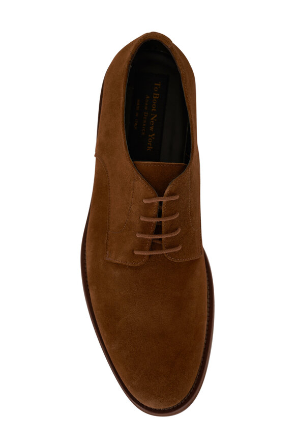 To Boot New York - Peterson Brown Suede Lace-Up Shoe 