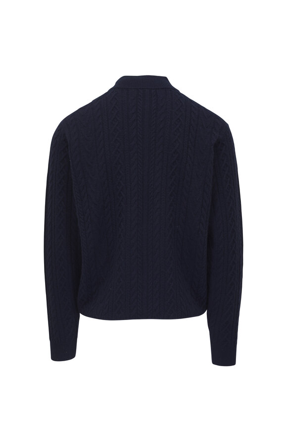 MONCLER ネイビー クルーネック スウェット XL イタリア製 MONCLER ネイビー クルーネック スウェット XL イタリア製
