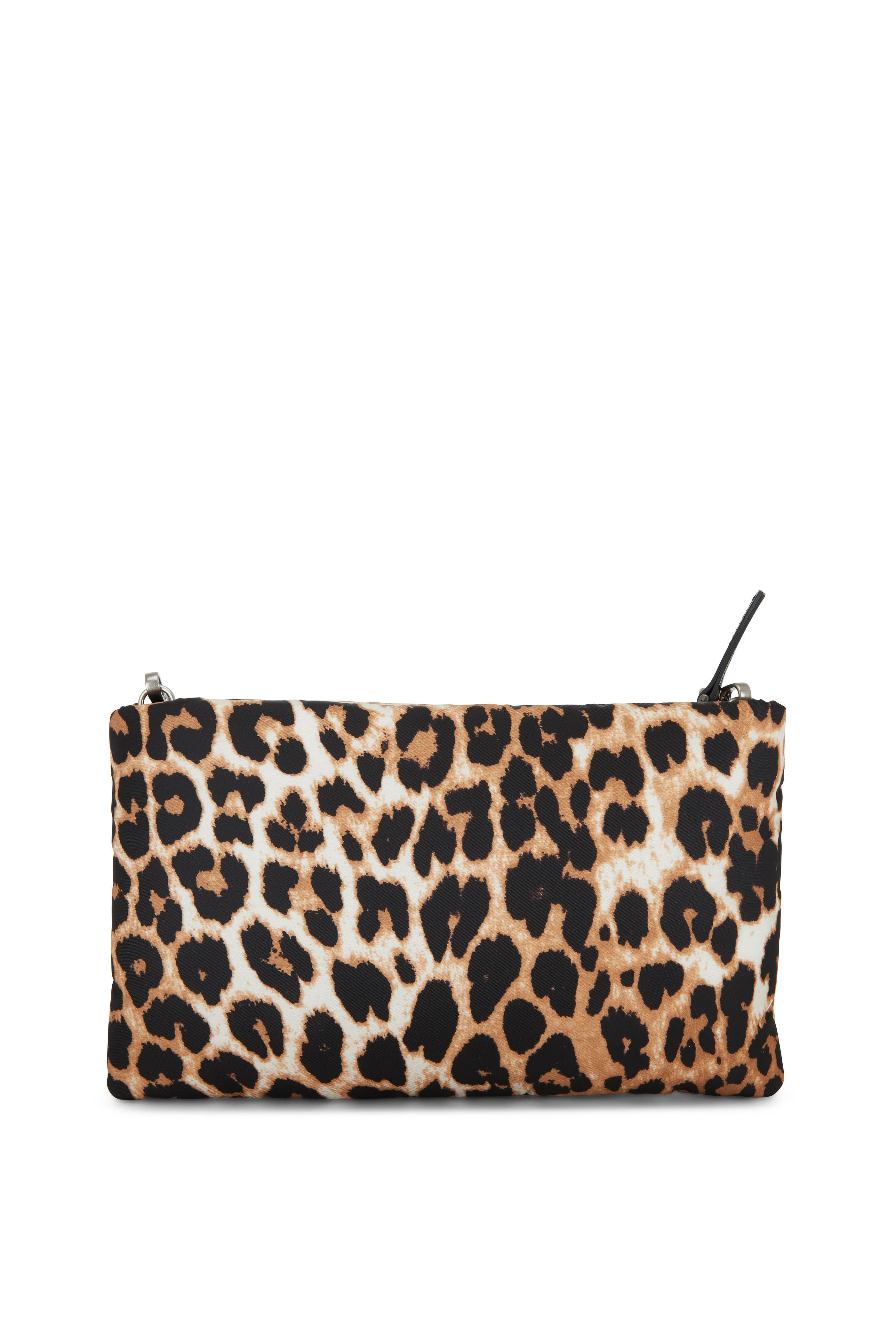 Prada - Leopard Print Tessuto Chain Pouch | Mitchell Stores