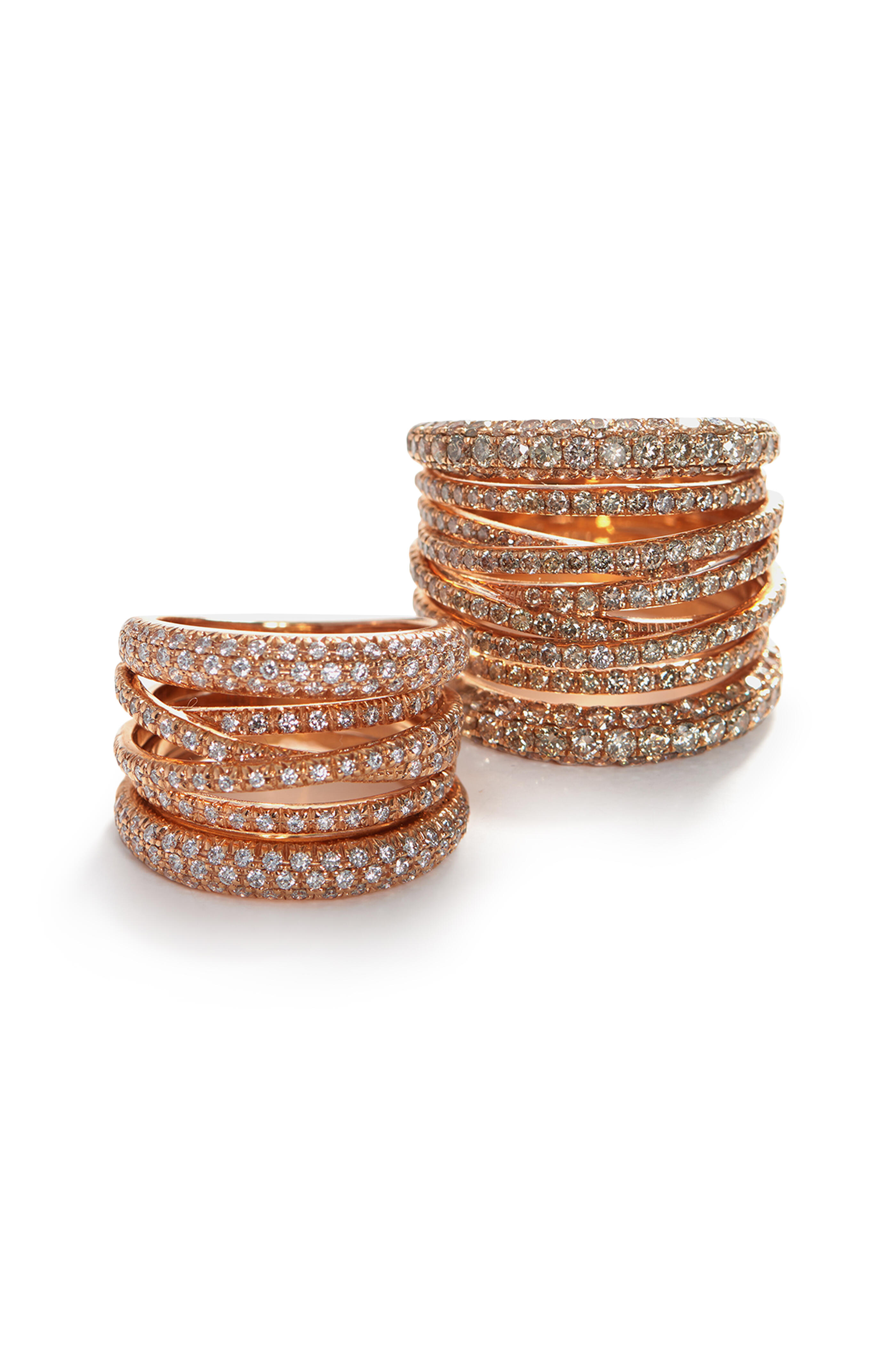 Sidney Garber - Scribble Cognac Diamond Ring