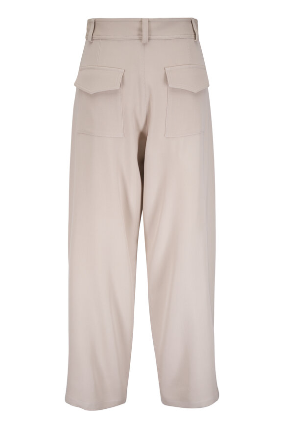 Kiton Beige Virgin Wool & Silk Pant - view 2