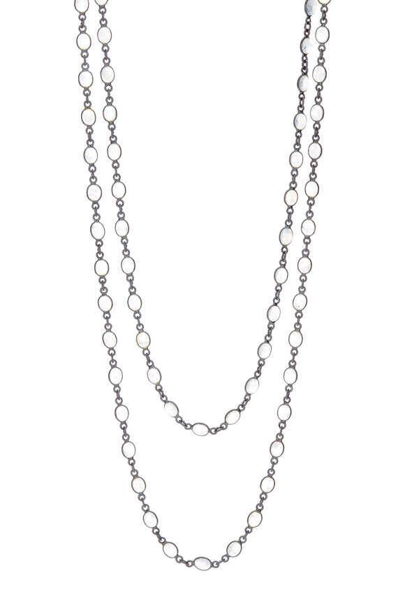 Loriann - Gold & Silver Moonstone Accessory Chain