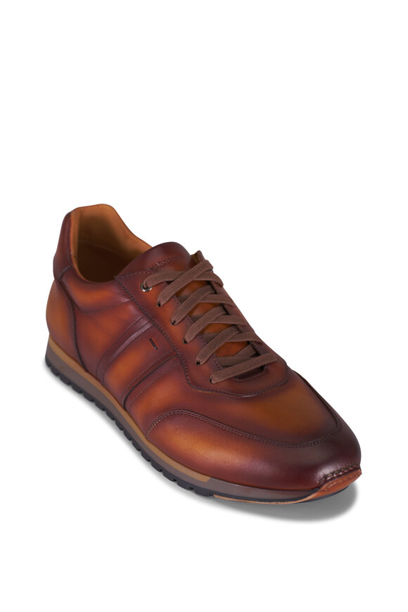 Magnanni Ventura Brown Leather Low Top Sneaker