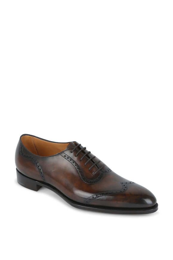 Gaziano & Girling - Bramhall II Walnut Leather Wingtip Oxford