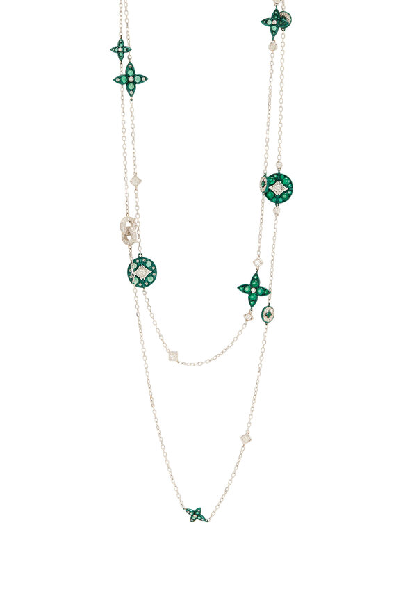 Mariani - Lucius Emerald & Diamond Necklace