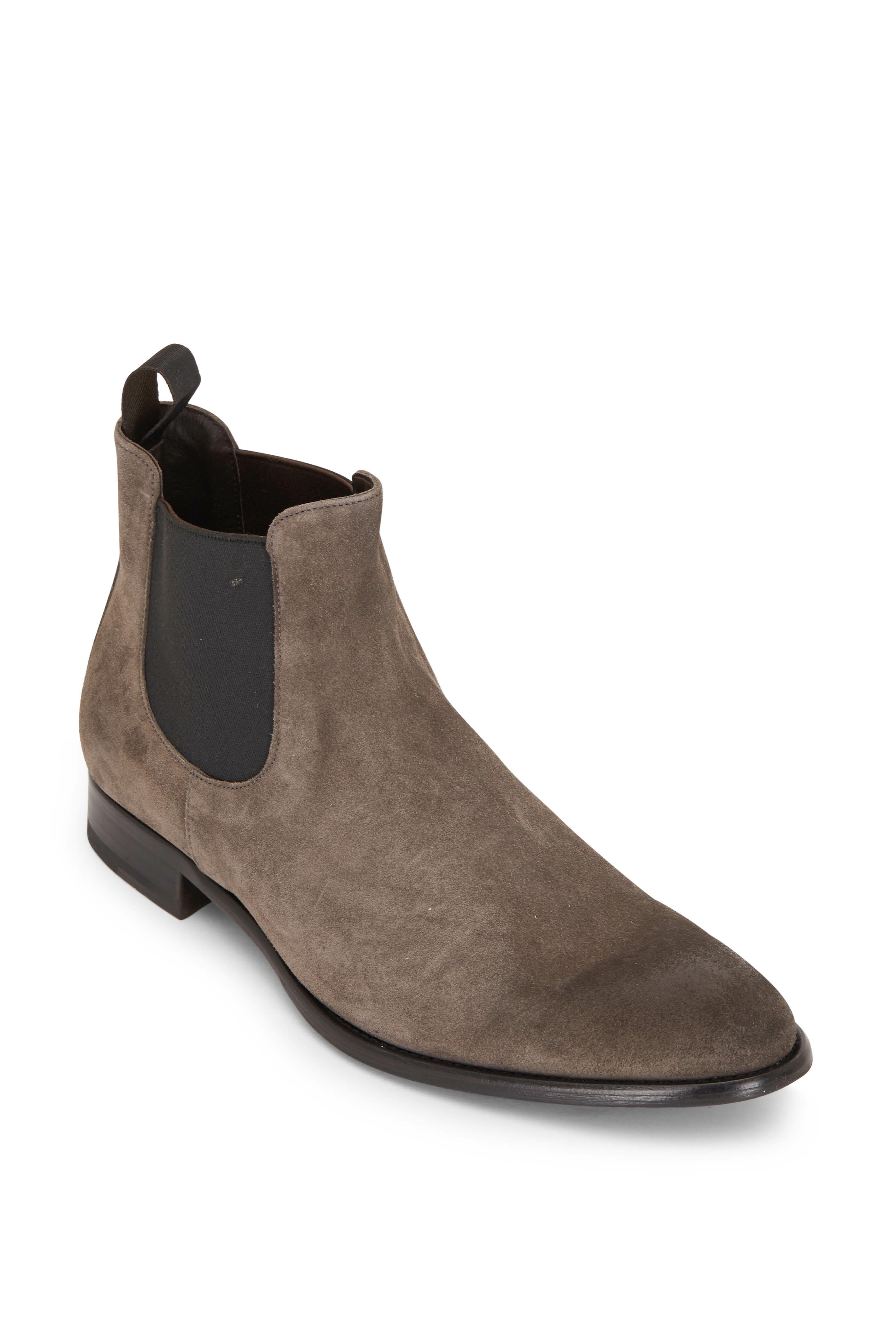 To Boot New York - Sherman Gray Suede Chelsea Boot