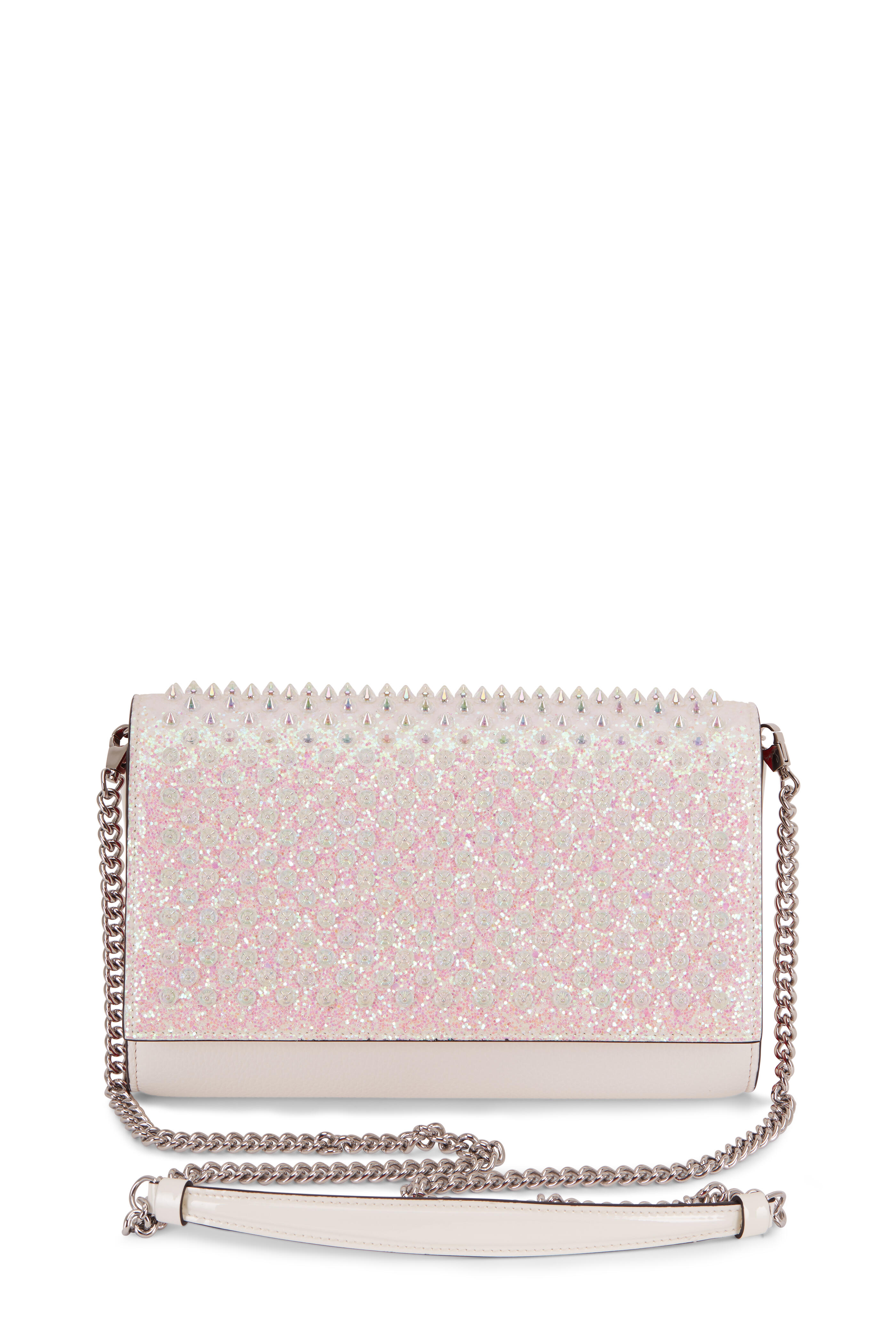 クラッチバッグ Christian Louboutin Paloma Clutch Paloma - Clutch - Grained calf leather and spikes